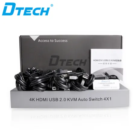 KVM SWITCHER USB HDMI KVM Switch DT-8141B 4 8141b4