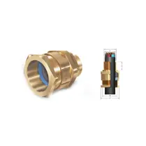 FORT BRASS CABLE GLAND WITHOUT ARMOR A1A2 SERIES