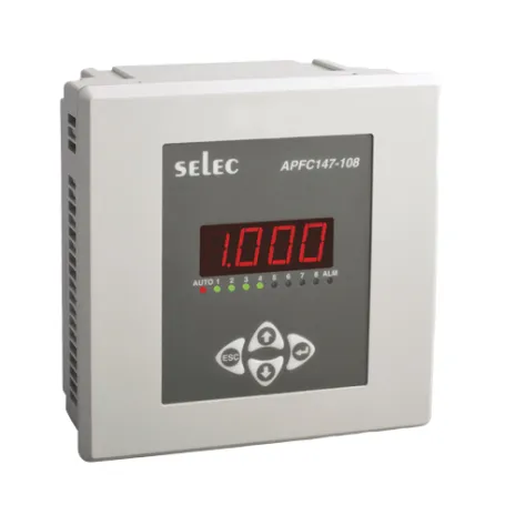 POWER FACTOR CONTROLLER SELEC POWER FACTOR CONTROLLER SINGLE CT SENSING APFC147/347 1 apfc147_108