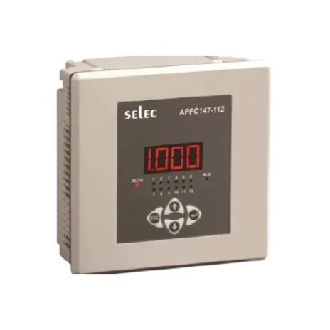 POWER FACTOR CONTROLLER SELEC POWER FACTOR CONTROLLER SINGLE CT SENSING APFC147/347 2 apfc147_112