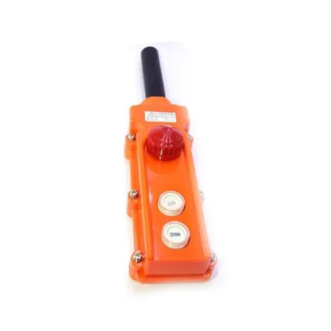 CONTROL SWITCH FORT HOIST PUSH BUTTON WITH EMERGENCY STOP COB-61P/62P/63P 1 cob_61p