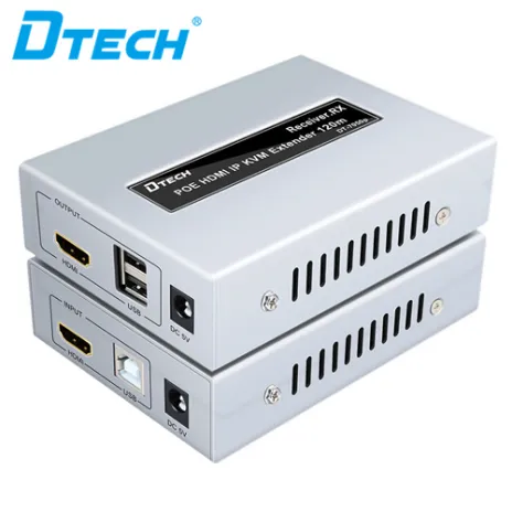 HDMI EXTENDER EXTENDER HDMI IP POE 120m DTECH DT-7050P 1 dt_7050p_1