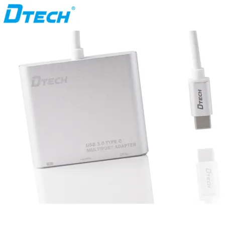 DTECH TYPE-C CONVERTER TYPE-C TO HDMI 4K+USB3.0+PD CONVERTER CABLE DT-T0022 2 dt_t00222