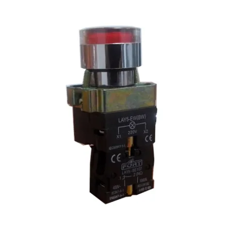 LAY-5 SERIES FORT ILLUMINATED PUSH BUTTON WITH NEON LAY5-BW33/34/3561 & 33/34/3541 2 lay5_bw3361_3561