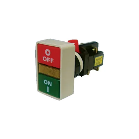 COMMAND SWITCH FORT DOUBLE PUSH BUTTON WITH LAMP 30MM PB30N 1 pb30n